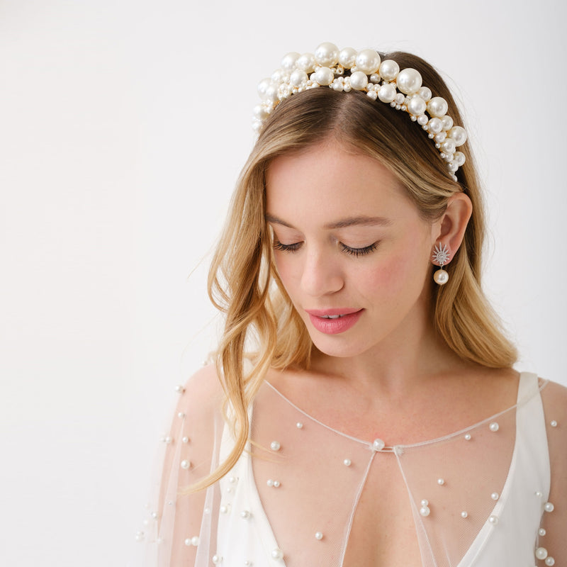 Ella double pearl band crown - Liberty in Love