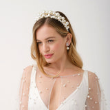 Ella double pearl band crown - Liberty in Love