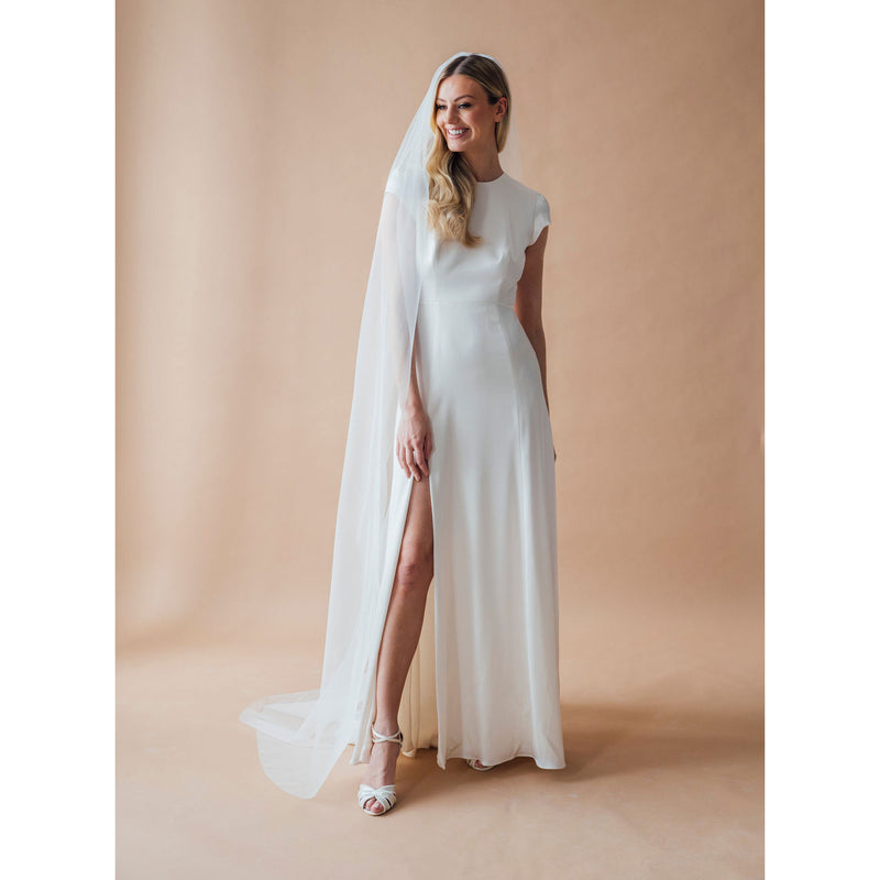 Ella single-tier chapel length veil - Liberty in Love