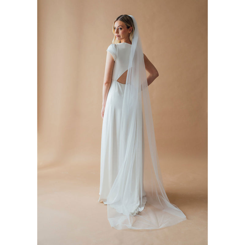 Ella single-tier chapel length veil - Liberty in Love
