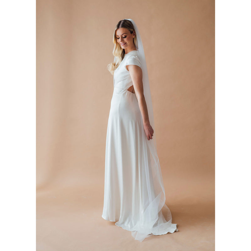 Ella single-tier chapel length veil - Liberty in Love