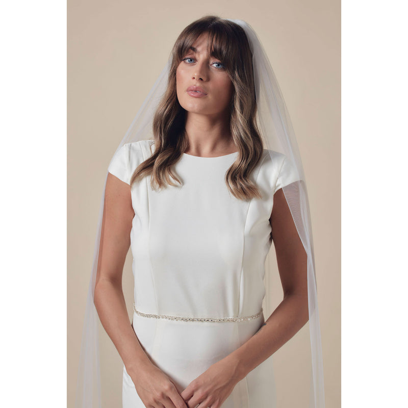 Ella single-tier chapel length veil - Liberty in Love