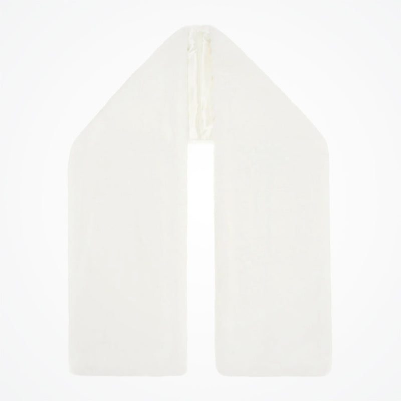 Faux fur bridal stole (ivory cloud) - Liberty in Love