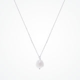 Freshwater baroque pearl pendant necklace (silver) - Liberty in Love