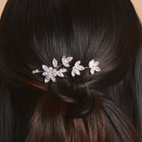Frost fragment crystal spray mini hair vine