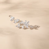 Frost fragment crystal spray mini hair vine