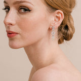 Gialla crystal floral drop earrings - Liberty in Love