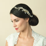 Gold pearl crescent comb - Liberty in Love