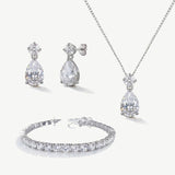 Imperial three-piece bridal jewellery set (pendant)