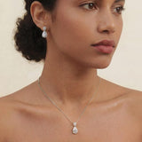 Imperial three-piece bridal jewellery set (pendant)