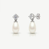 Imperial pearl earrings (silver) - Liberty in Love