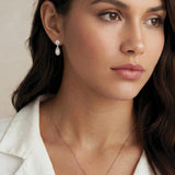 Imperial pearl earrings (silver) - Liberty in Love