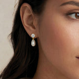 Imperial pearl earrings (gold) - Liberty in Love