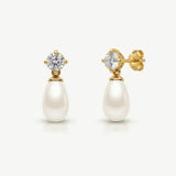 Imperial pearl earrings (gold) - Liberty in Love