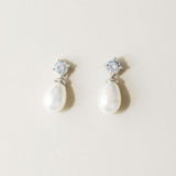 Imperial pearl drop earrings