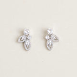 Juliet crystal leaves earrings - Liberty in Love