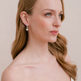 July crystal and pearl drop earrings - Liberty in Love