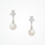 July crystal and pearl drop earrings - Liberty in Love
