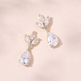 Kapika CZ drop earrings (silver) - Liberty in Love