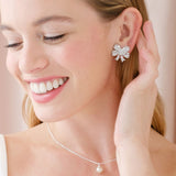 Kennedy crystal bow earrings - Liberty in Love