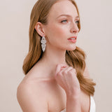 Kinsley crystal bridal statement earrings - Liberty in Love