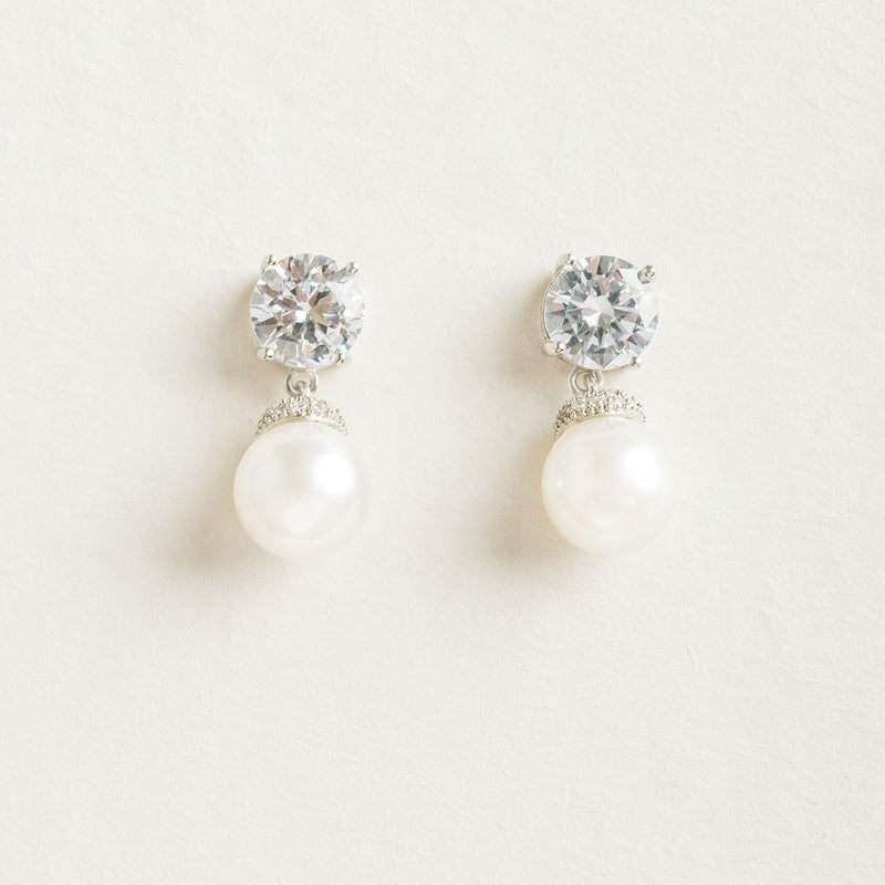 Kitty pearl drop earrings - Liberty in Love