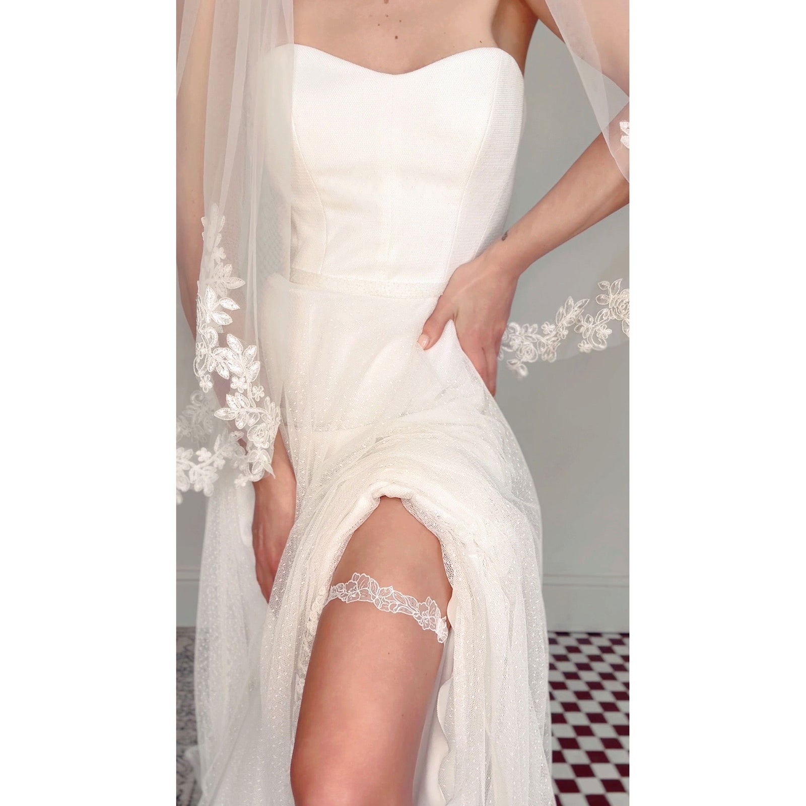 Lulu floral lace garter | Aria Liberty in Love Lulu floral lace garter | Aria Liberty in Love