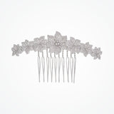 Lyric II pavé crystal leaves hair comb - Liberty in Love