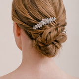 Lyric I pavé crystal leaves hair comb - Liberty in Love