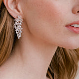 Lyssa crystal bridal statement earrings - Liberty in Love