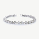 Manhattan pear zirconia bracelet (silver) - Liberty in Love