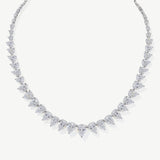 Manhattan pear zirconia necklace (silver) - Liberty in Love