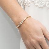 Marseille graduating toggle bracelet (gold) - Liberty in Love