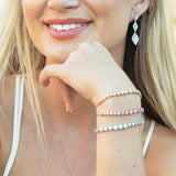 Marseille graduating toggle bracelet (gold) - Liberty in Love