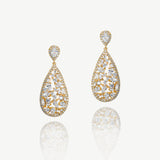 Pasadena necklace and earrings bridal jewellery set (gold) - Liberty in Love