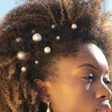 Silver pearl multi hair pins (set of 18) - Liberty in Love