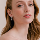 Quinn crystal floral drop earrings - Liberty in Love