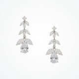 Quinn crystal floral drop earrings - Liberty in Love