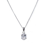 Rapture cubic zirconia pendant necklace