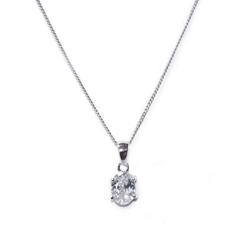 Rapture cubic zirconia pendant necklace