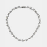 Ravish laurel collar necklace (silver)