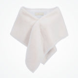 Reine ivory faux fur bridal wrap - Liberty in Love