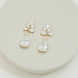 Rita crystal teardrop earrings - Liberty in Love