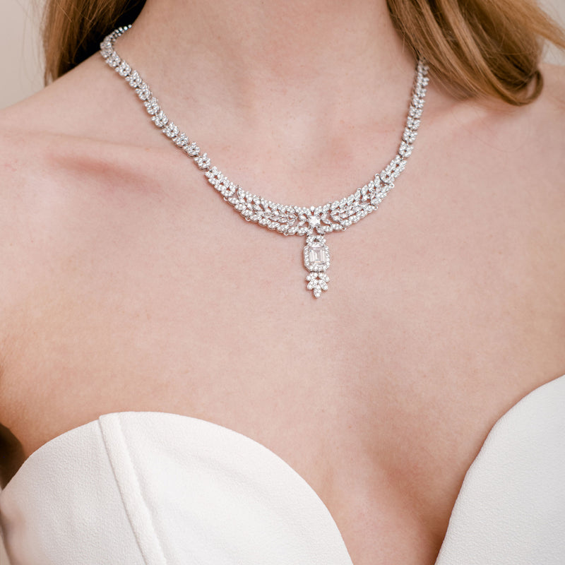 Sadie crystal statement necklace - Liberty in Love