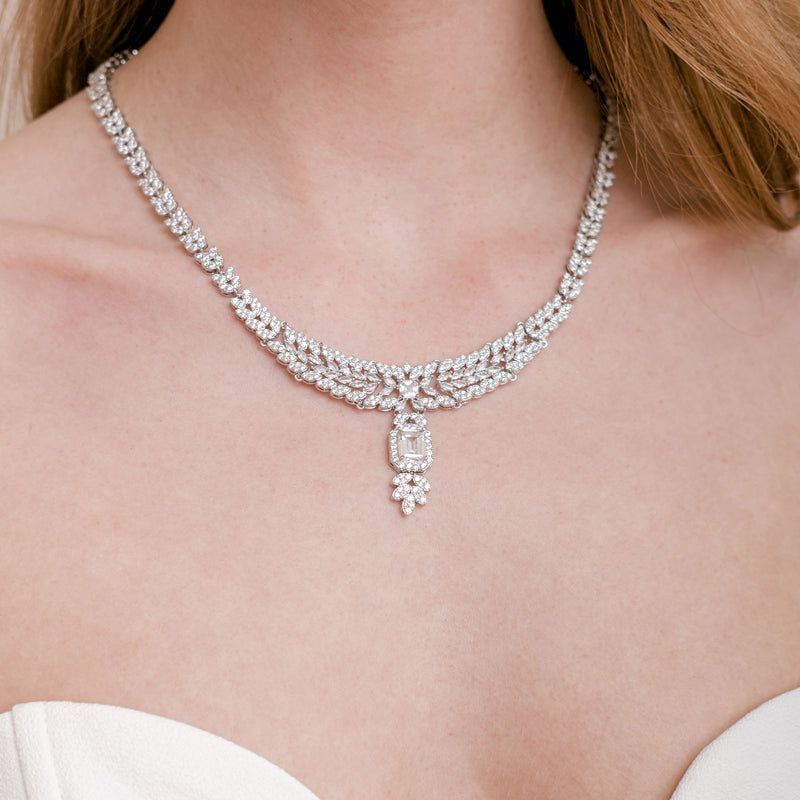 Sadie crystal statement necklace - Liberty in Love