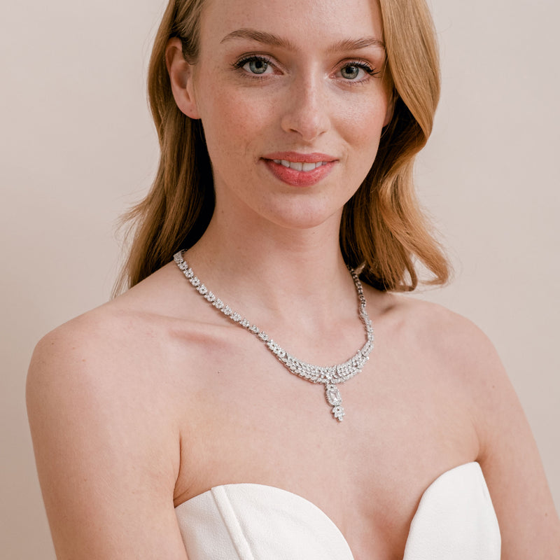 Sadie crystal statement necklace - Liberty in Love