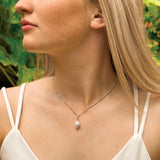 St Lucia baroque pearl pendant necklace (silver) - Liberty in Love