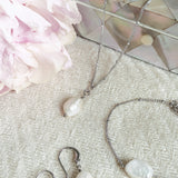 St Lucia baroque pearl pendant necklace (silver) - Liberty in Love