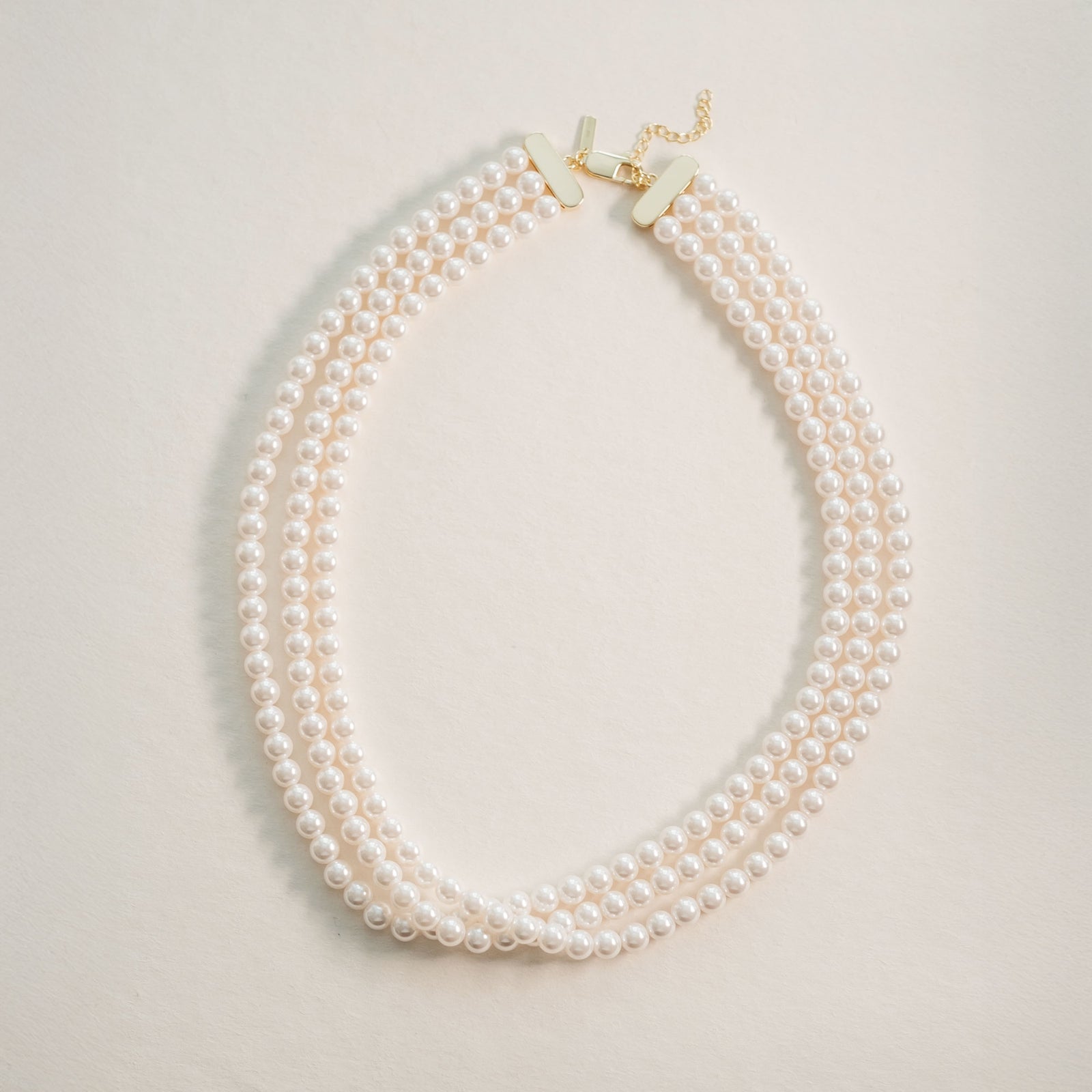 ファッション雑貨・小物その他 Triple Pearl Strand Neckace Seraphine triple strand pearl necklace (gold) | Aria