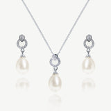 Stockholm pearl bridal jewellery set - Liberty in Love